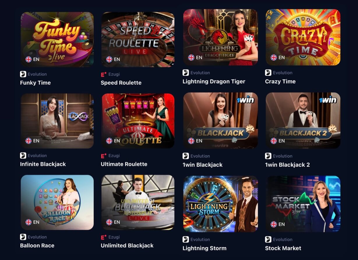 1win Live Casino 1win Live Casino